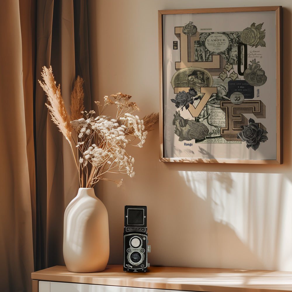 With Love - Poster / Art Print - interiör