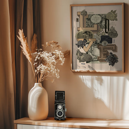 With Love - Poster / Art Print - interiör