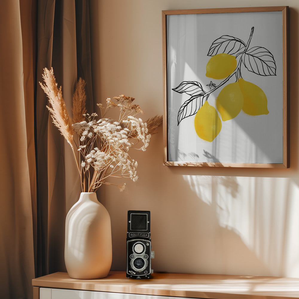 Lamya lemons - Poster / Art Print - interiör
