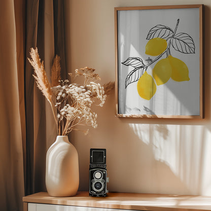 Lamya lemons - Poster / Art Print - interiör