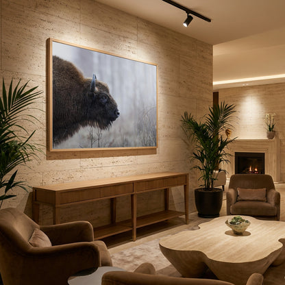 Bison's profile - Poster / Art Print - interiör