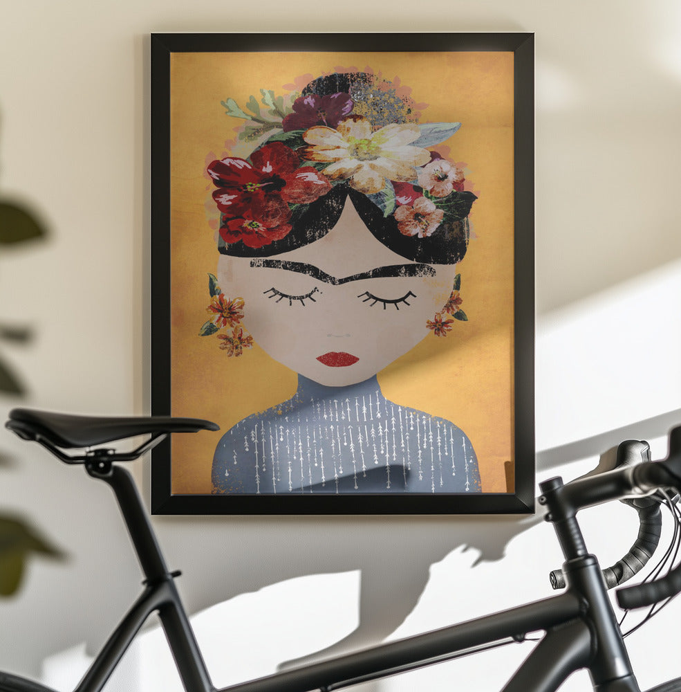 Frida (Yellow Version) - Poster / Art Print - interiör