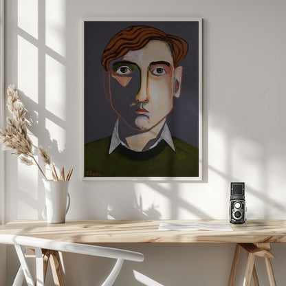 Albert Blending In - Poster / Art Print - interiör