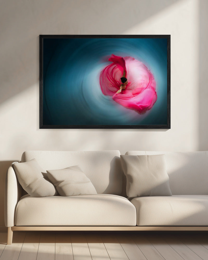 Pink ballerina - Poster / Art Print - interiör