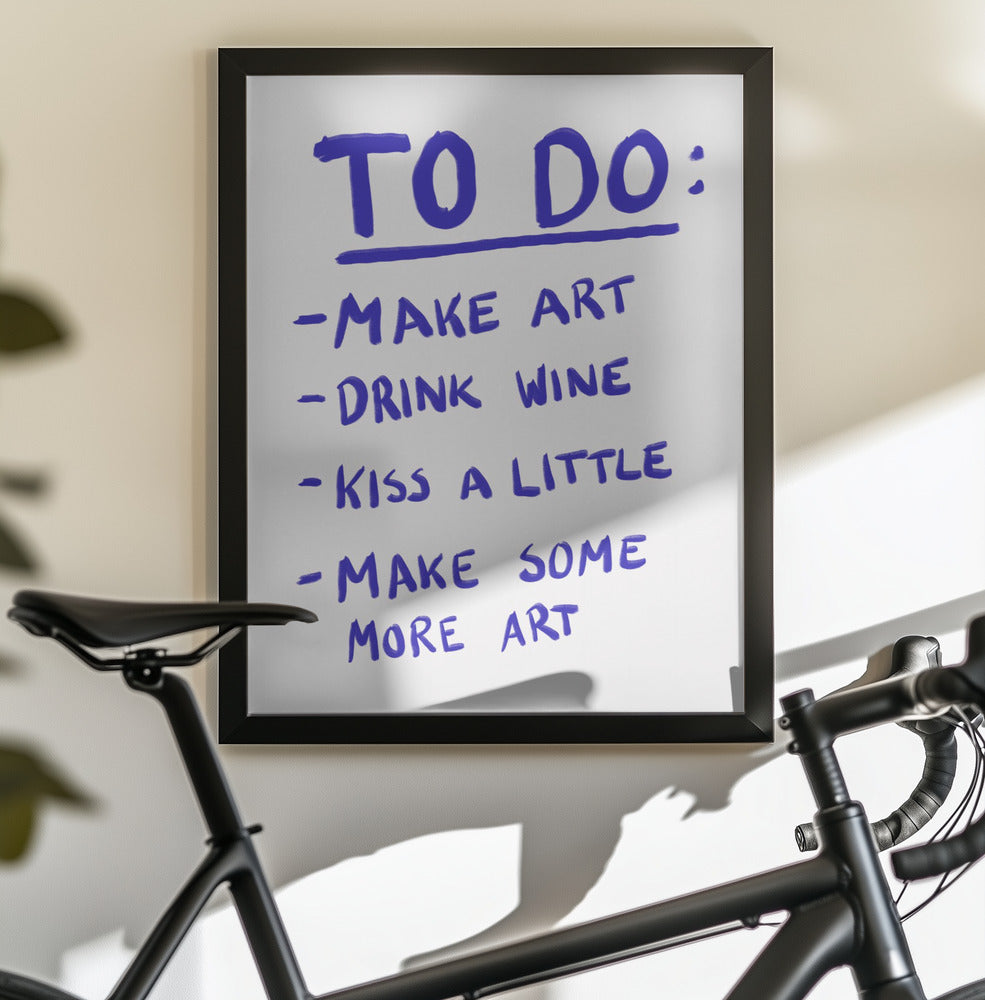 To Do - Poster / Art Print - interiör