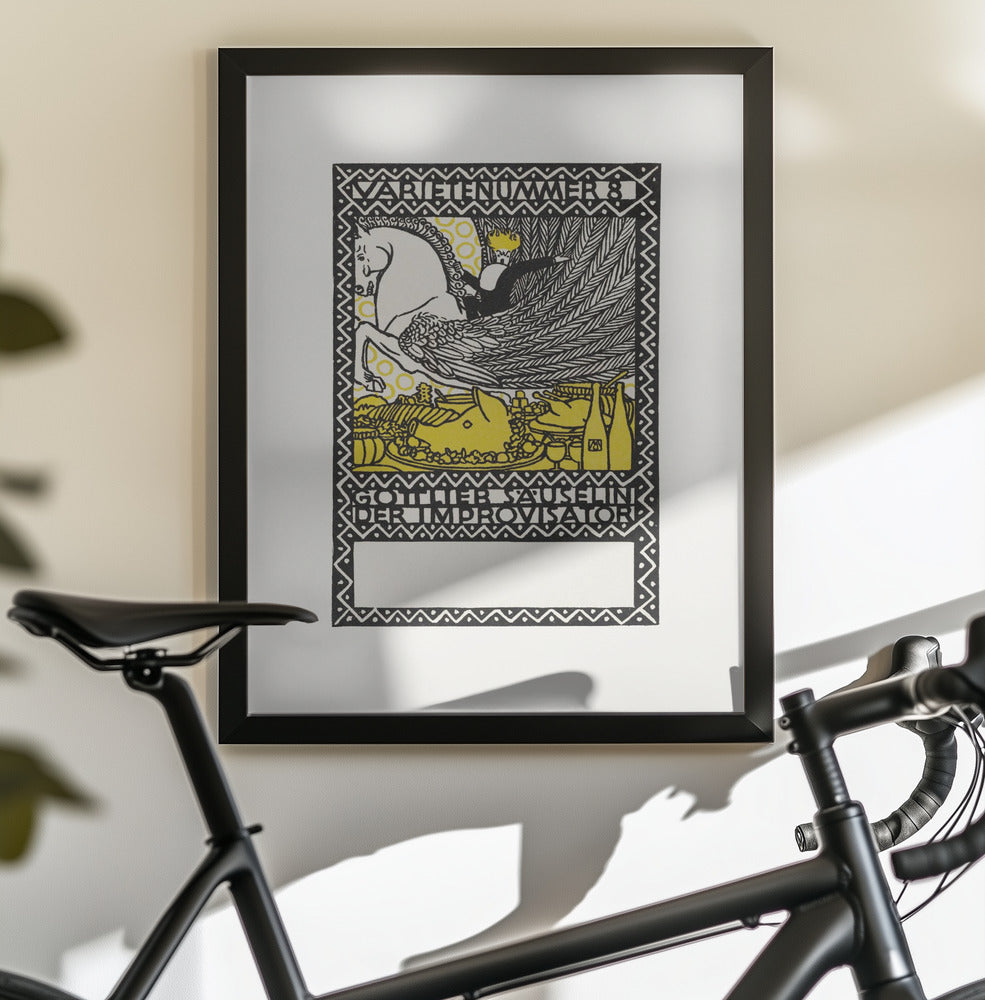 Gottlieb Säuselin the Improviser - Poster / Art Print - interiör