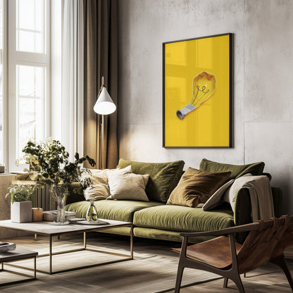 Deflated Idea - Poster / Art Print - interiör