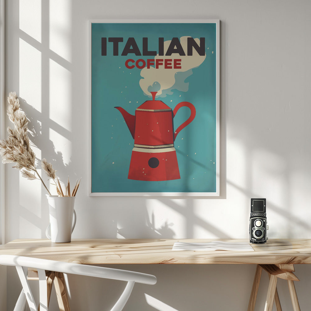 Italian Coffee - Poster / Art Print - interiör