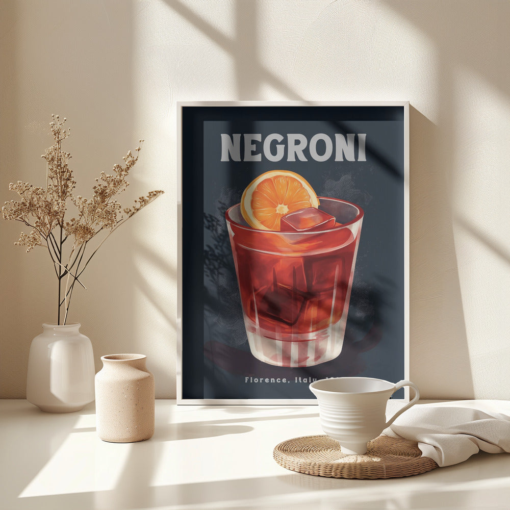 Negroni Florence 2 - Poster / Art Print - interiör
