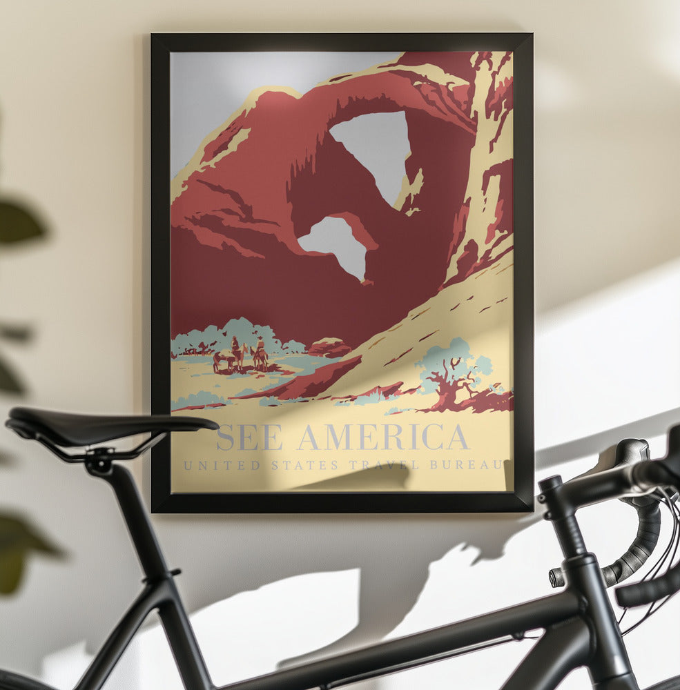See America Poster - Poster / Art Print - interiör