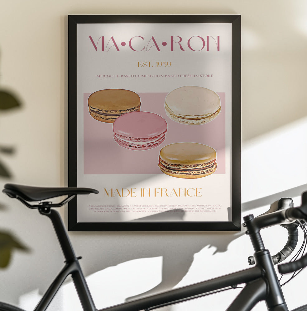 Macaron Print - Poster / Art Print - interiör