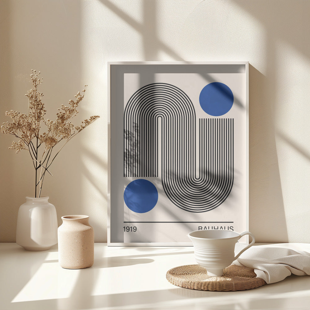 Bauhaus art 2 - Poster / Art Print - interiör