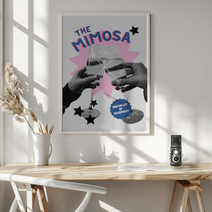 The mimosa - Poster / Art Print - interiör