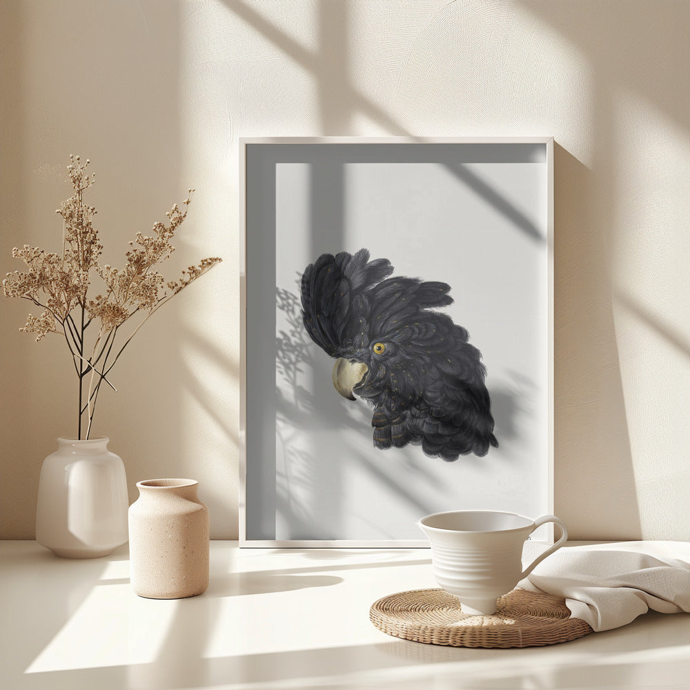 Head of a Cockatoo - Poster / Art Print - interiör