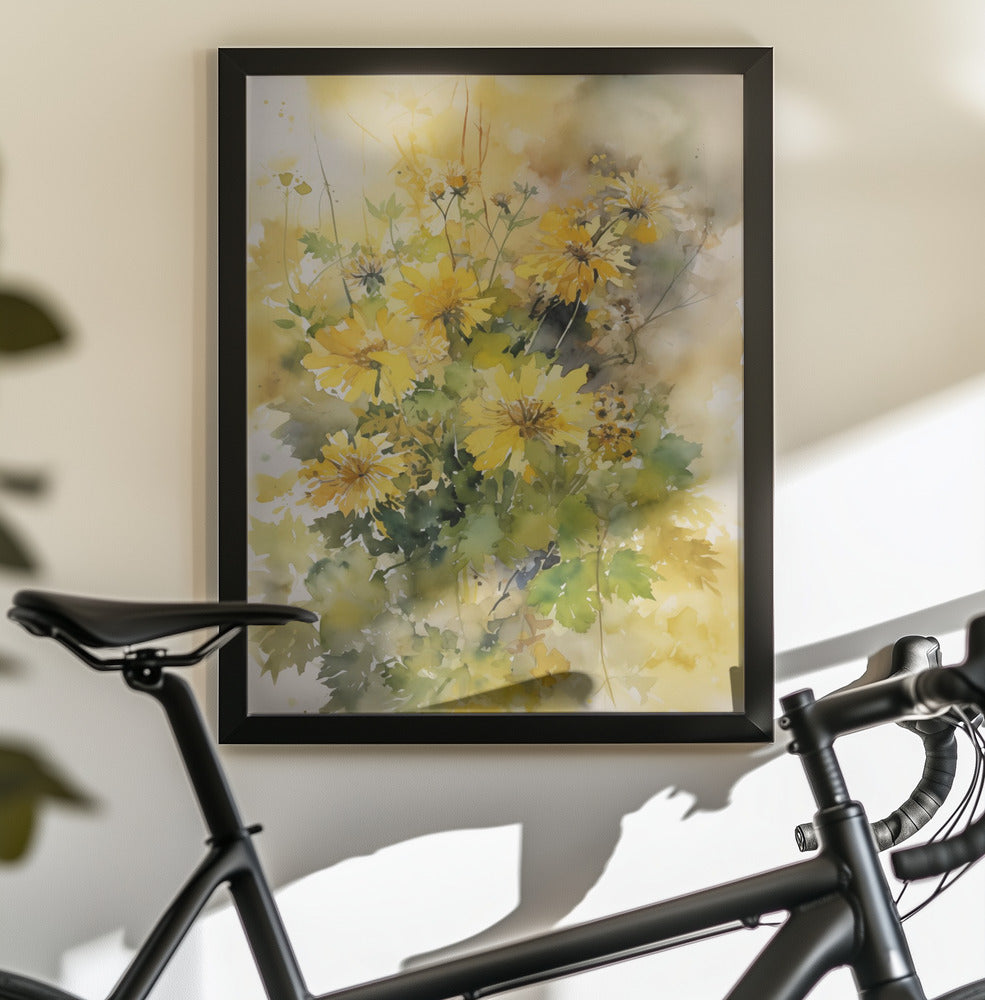 Summer Flowers No 3 - Poster / Art Print - interiör