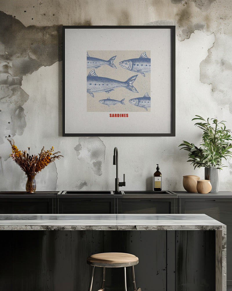 Sardines - Poster / Art Print - interiör