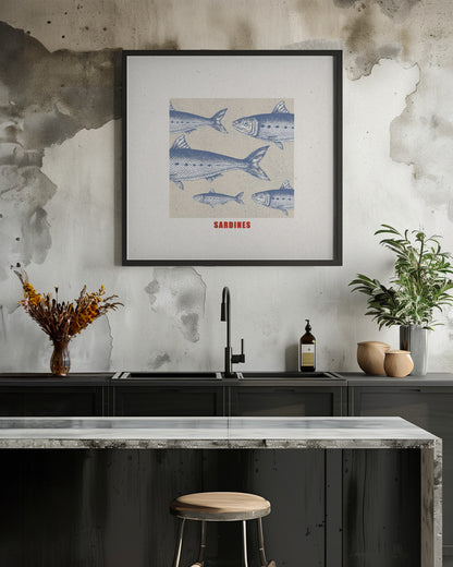 Sardines - Poster / Art Print - interiör
