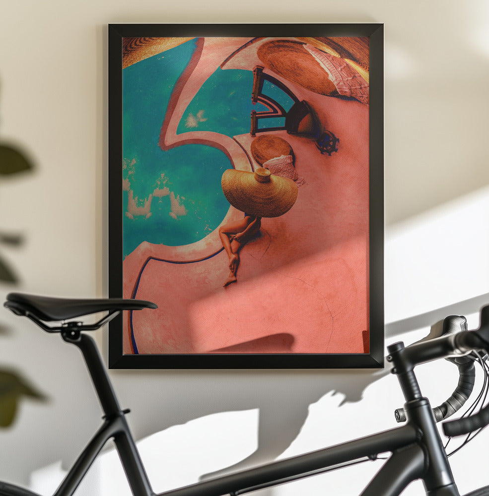 Poolside - Poster / Art Print - interiör