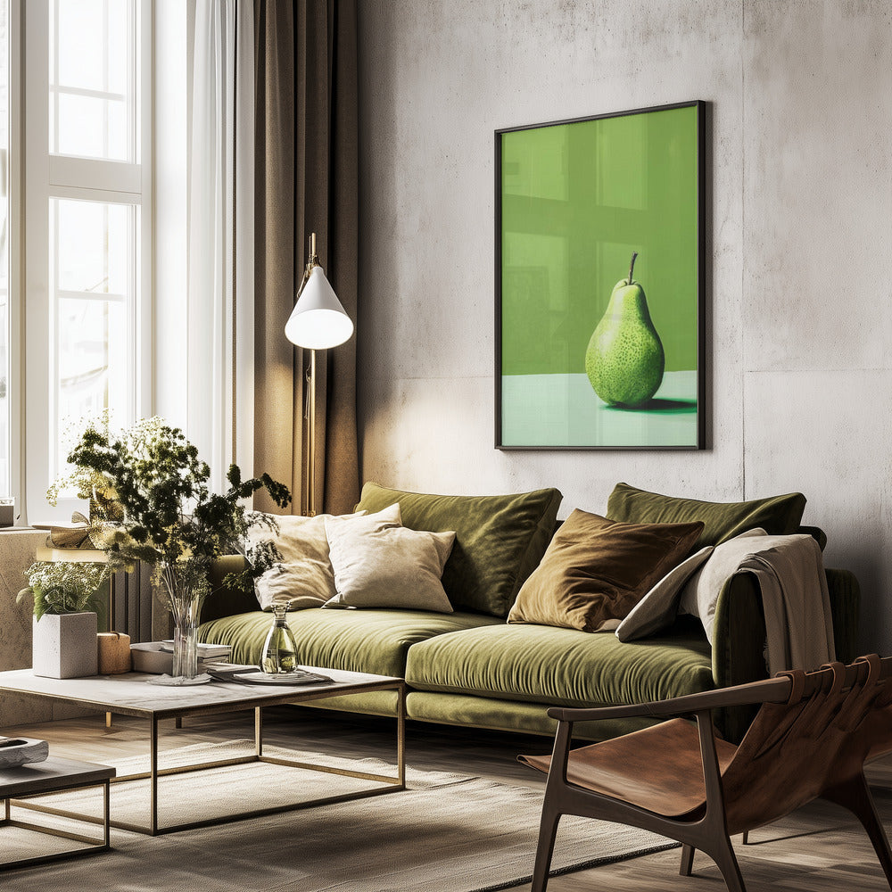 Pear - Poster / Art Print - interiör