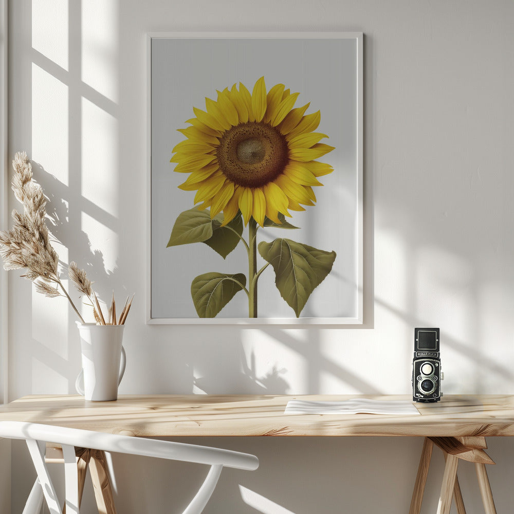Sunflower Still - Poster / Art Print - interiör