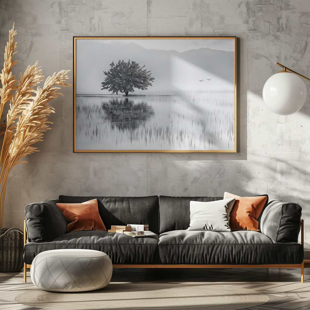 Spring Mirror - Poster / Art Print - interiör