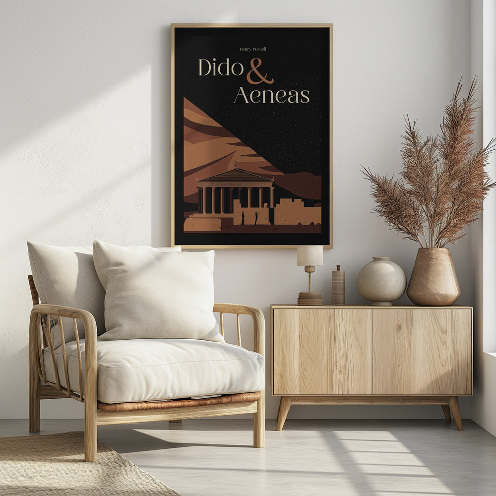 Dido and Aeneas - Poster / Art Print - interiör
