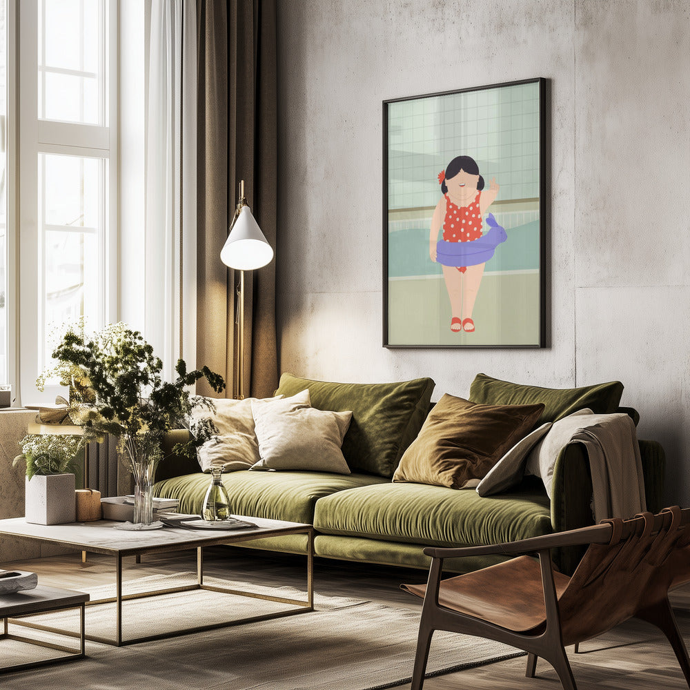 Swimming Lessons - Poster / Art Print - interiör