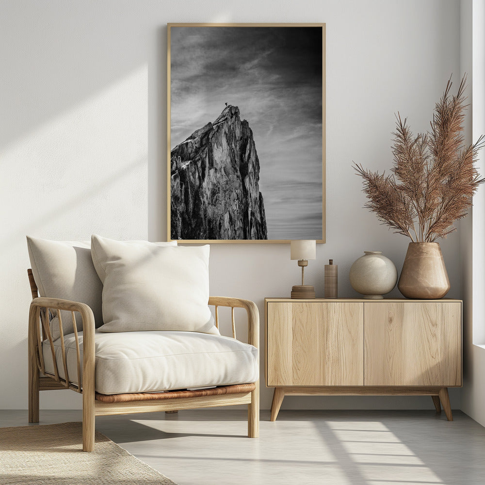 Balancing between Earth and Sky - Poster / Art Print - interiör