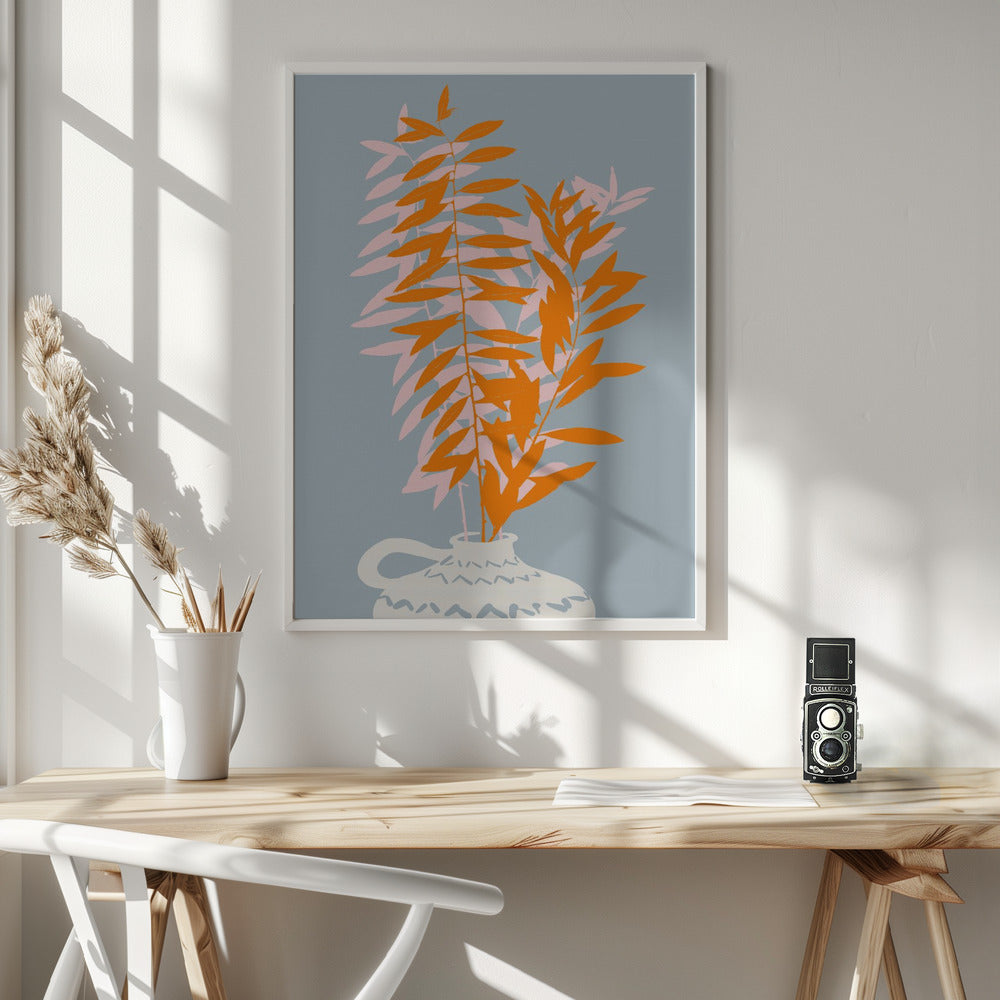 Botanical dopamine twigs - Poster / Art Print - interiör