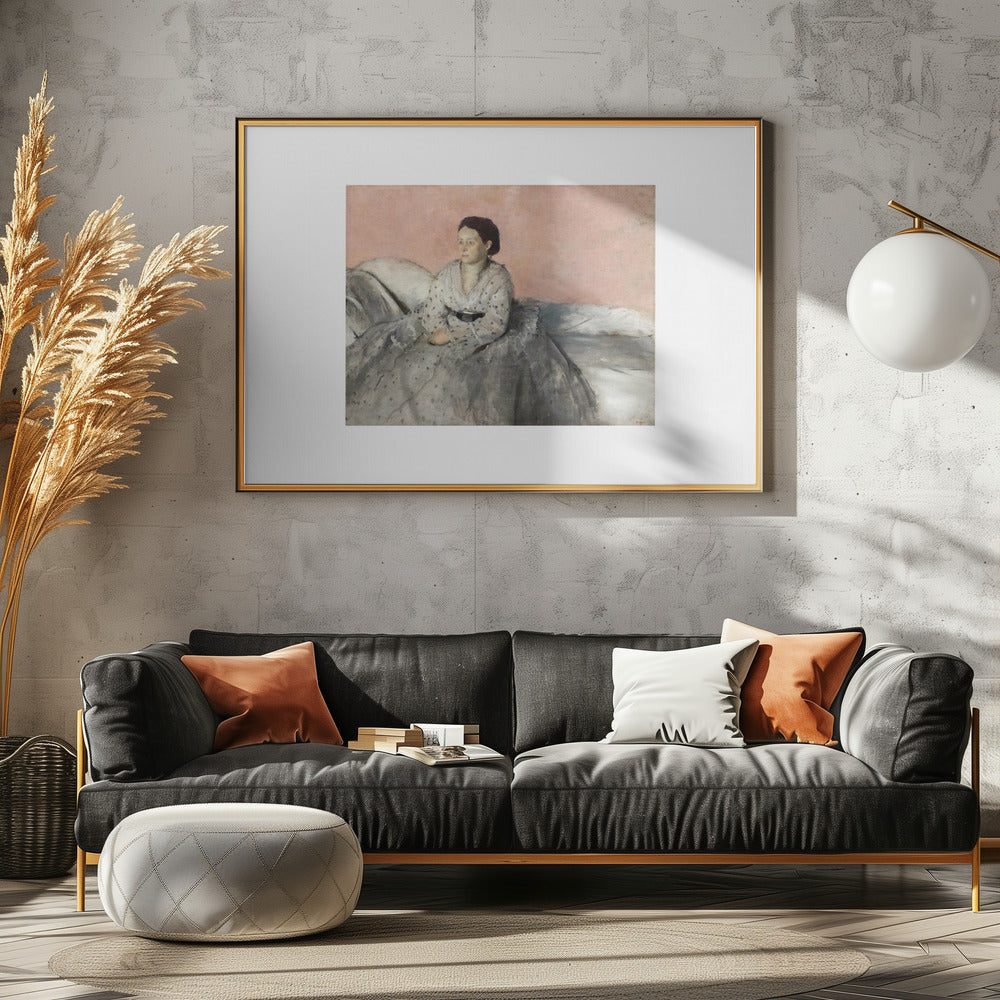 Horse In a Meadow - Poster / Art Print - interiör