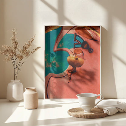 Poolside - Poster / Art Print - interiör