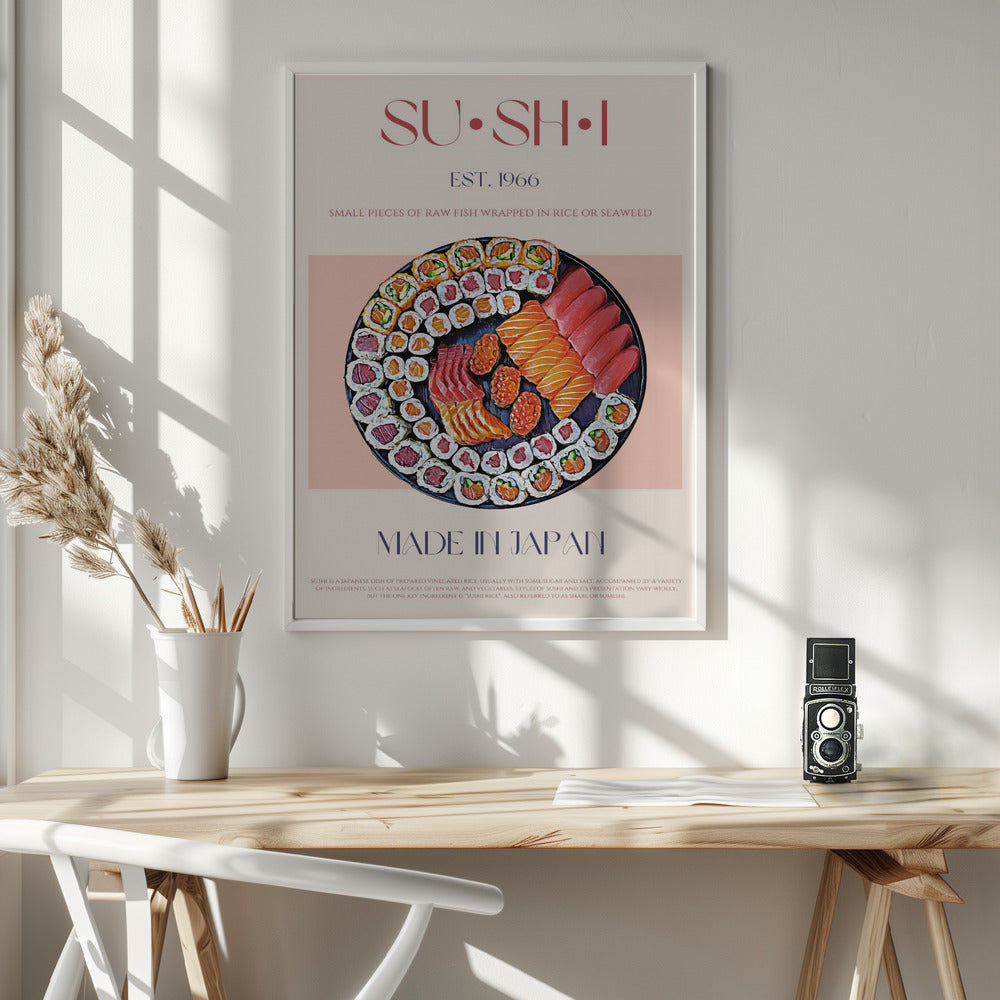Sushi - Poster / Art Print - interiör