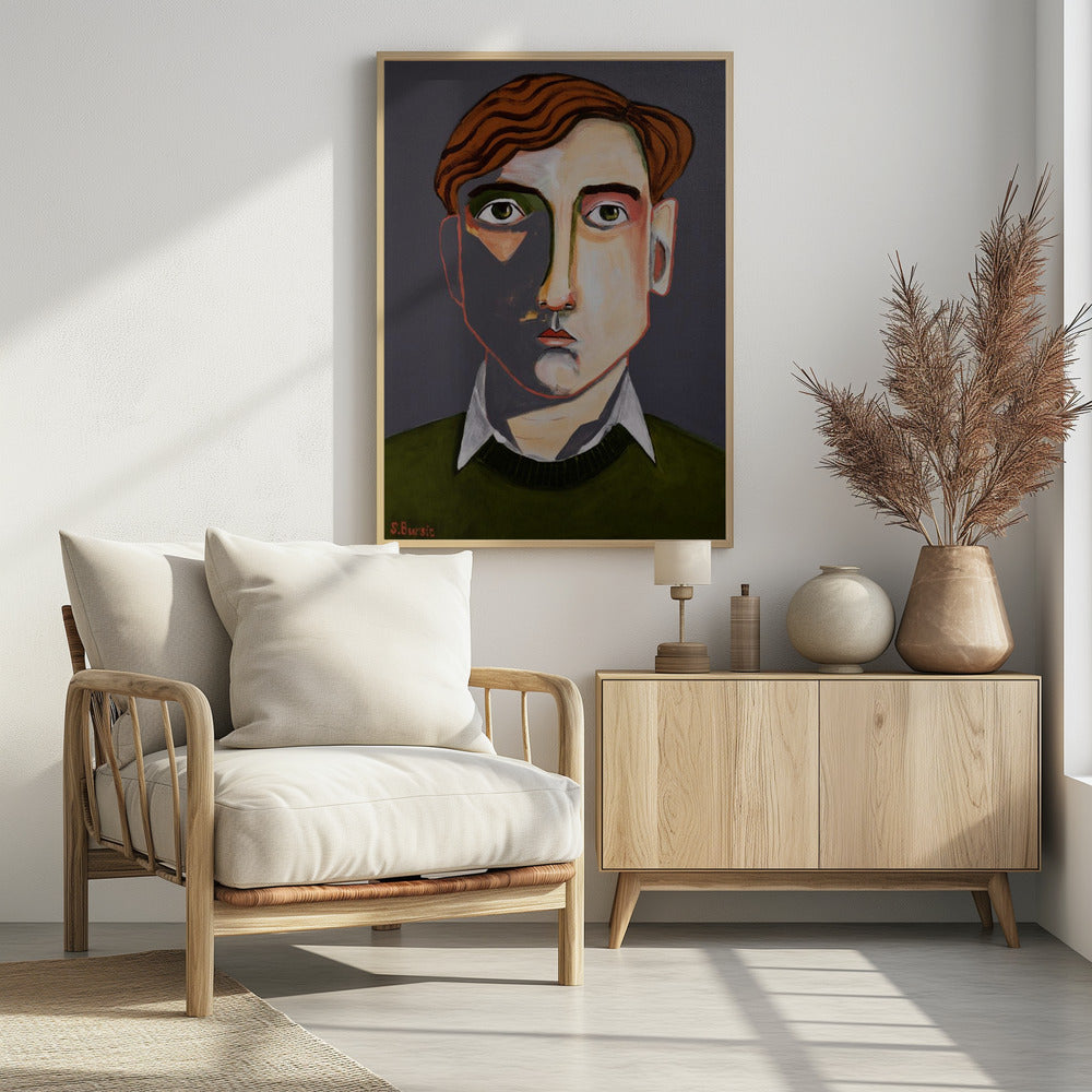 Albert Blending In - Poster / Art Print - interiör