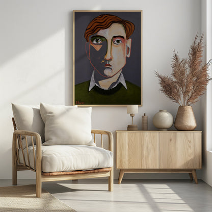 Albert Blending In - Poster / Art Print - interiör