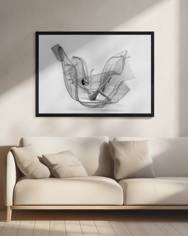 Ballerina Inside the cloth - Poster / Art Print - interiör