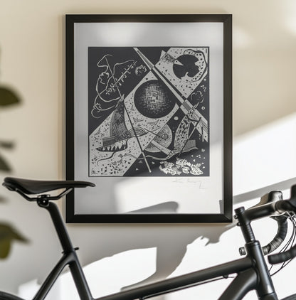 Kleine Welten VI (small Worlds VI) (1922) - Poster / Art Print - interiör