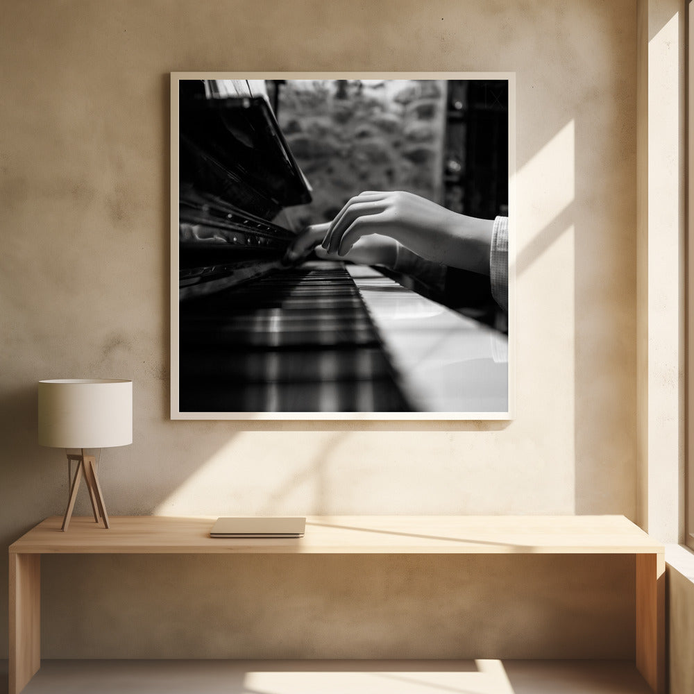 More music please - Poster / Art Print - interiör