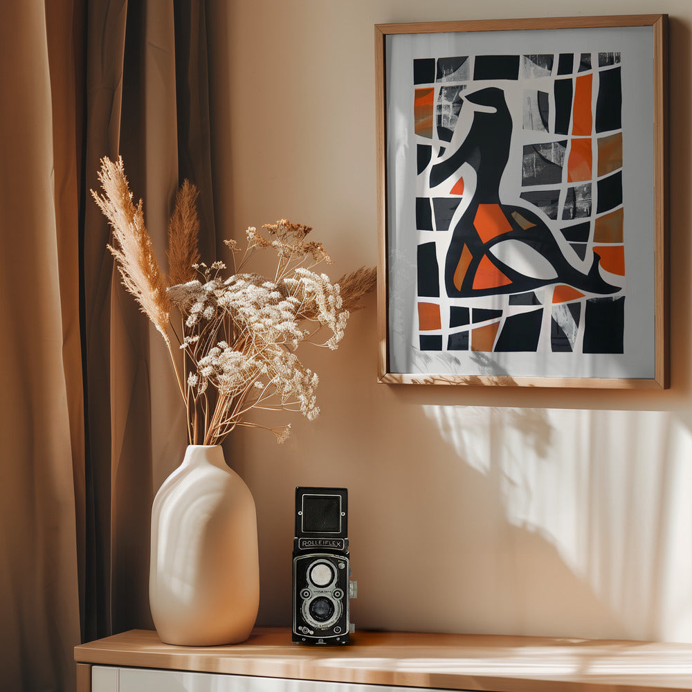 Geometric Aviary - Poster / Art Print - interiör