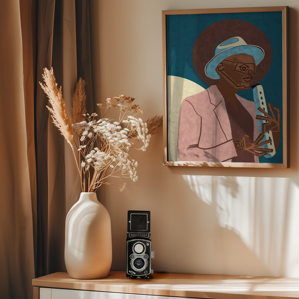 MUSICIAN GUY XIII - Poster / Art Print - interiör