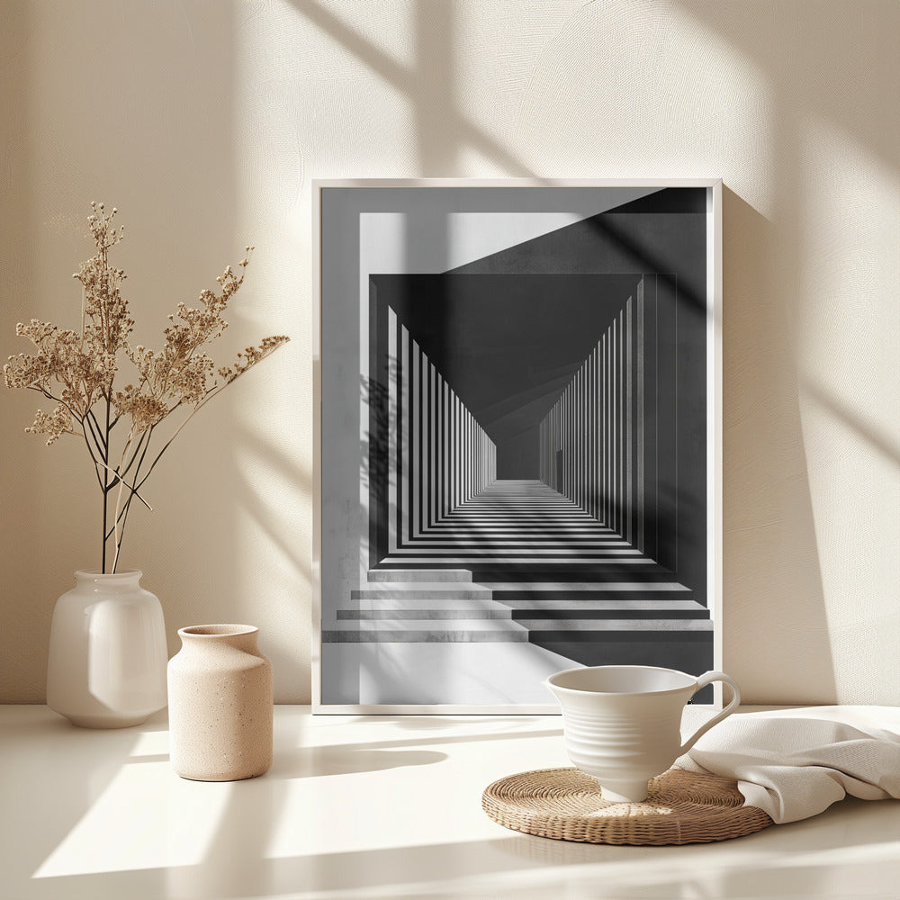 Abstract Hallway - Poster / Art Print - interiör