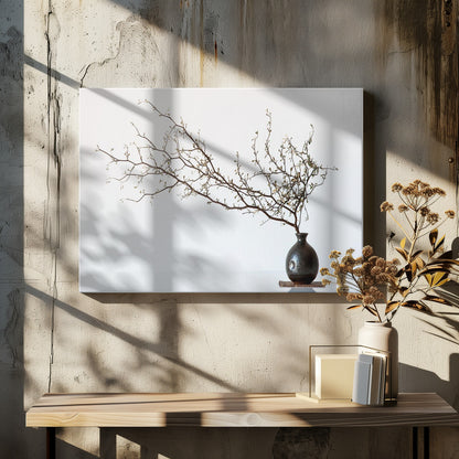 Vase And Branch - Poster / Art Print - interiör