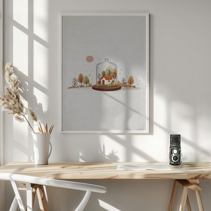 Autumn Tree - Poster / Art Print - interiör