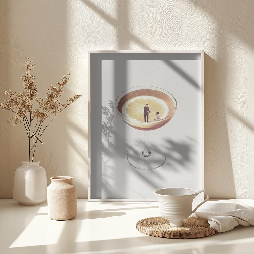 My drink needs a drink - Poster / Art Print - interiör