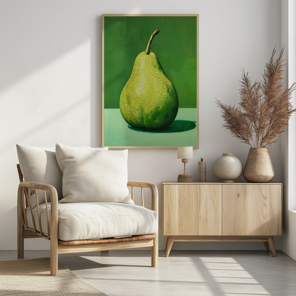 Green Pear - Poster / Art Print - interiör