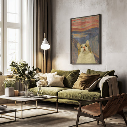 The Meow 02 - Poster / Art Print - interiör