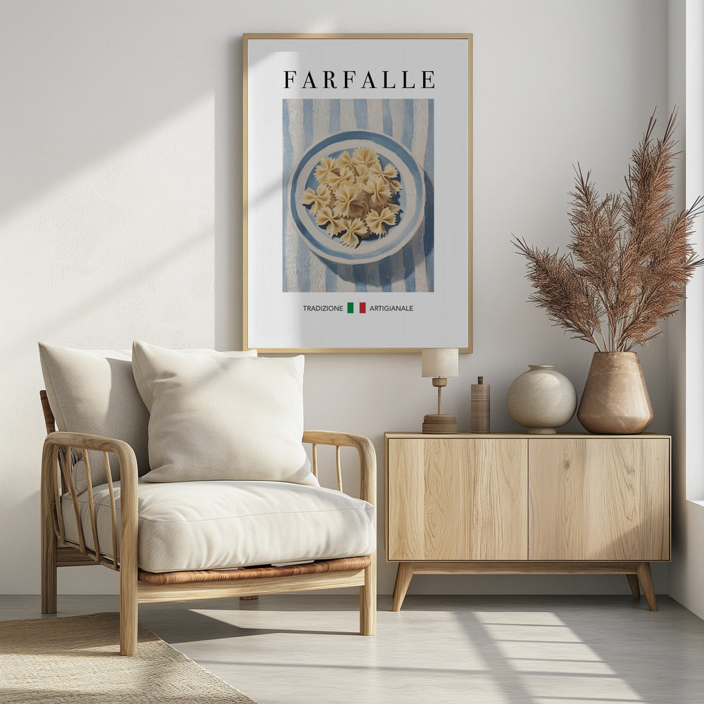 Farfalle - Poster / Art Print - interiör