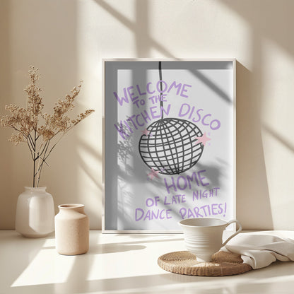 Kitchen Disco - Poster / Art Print - interiör