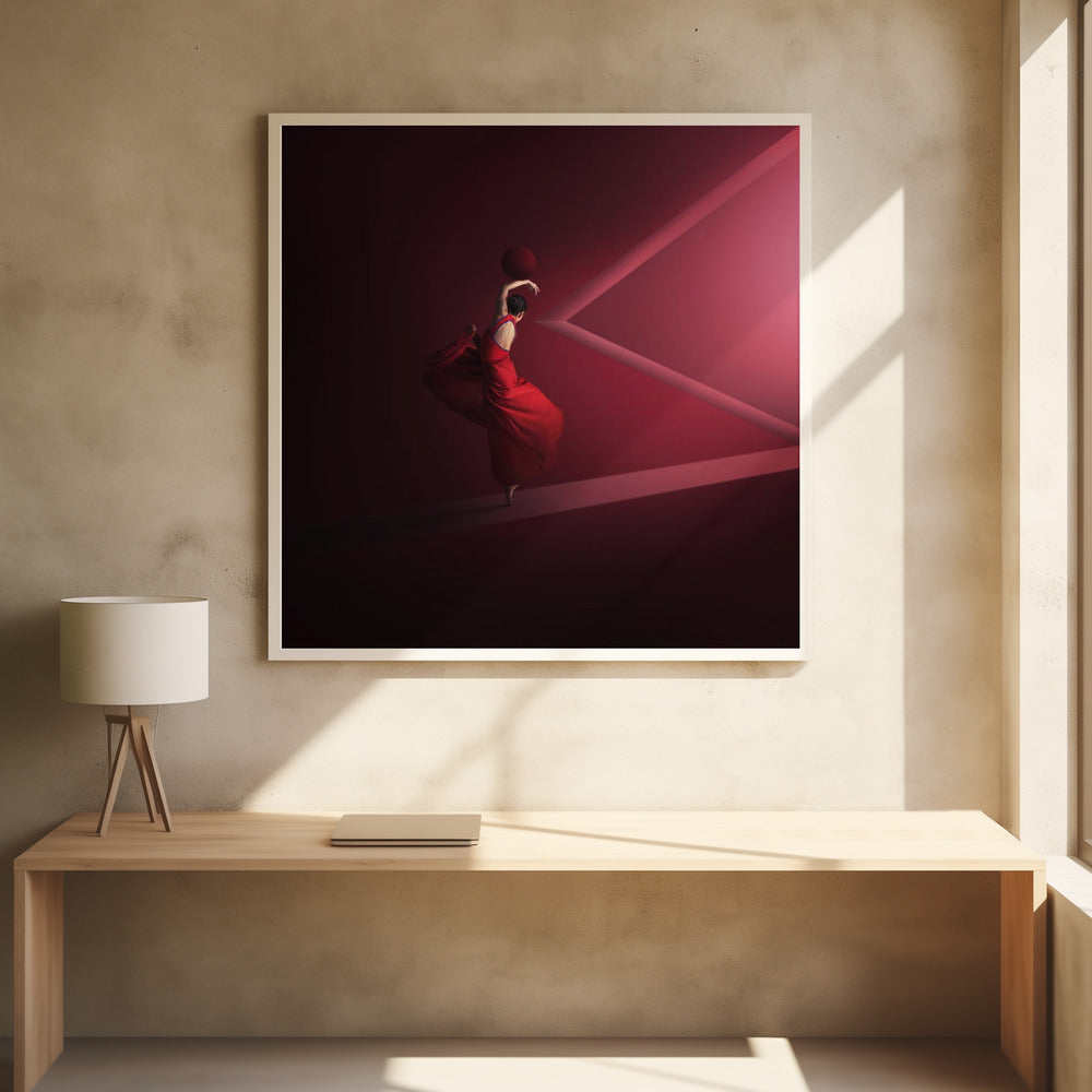Dance Into The Light - Poster / Art Print - interiör