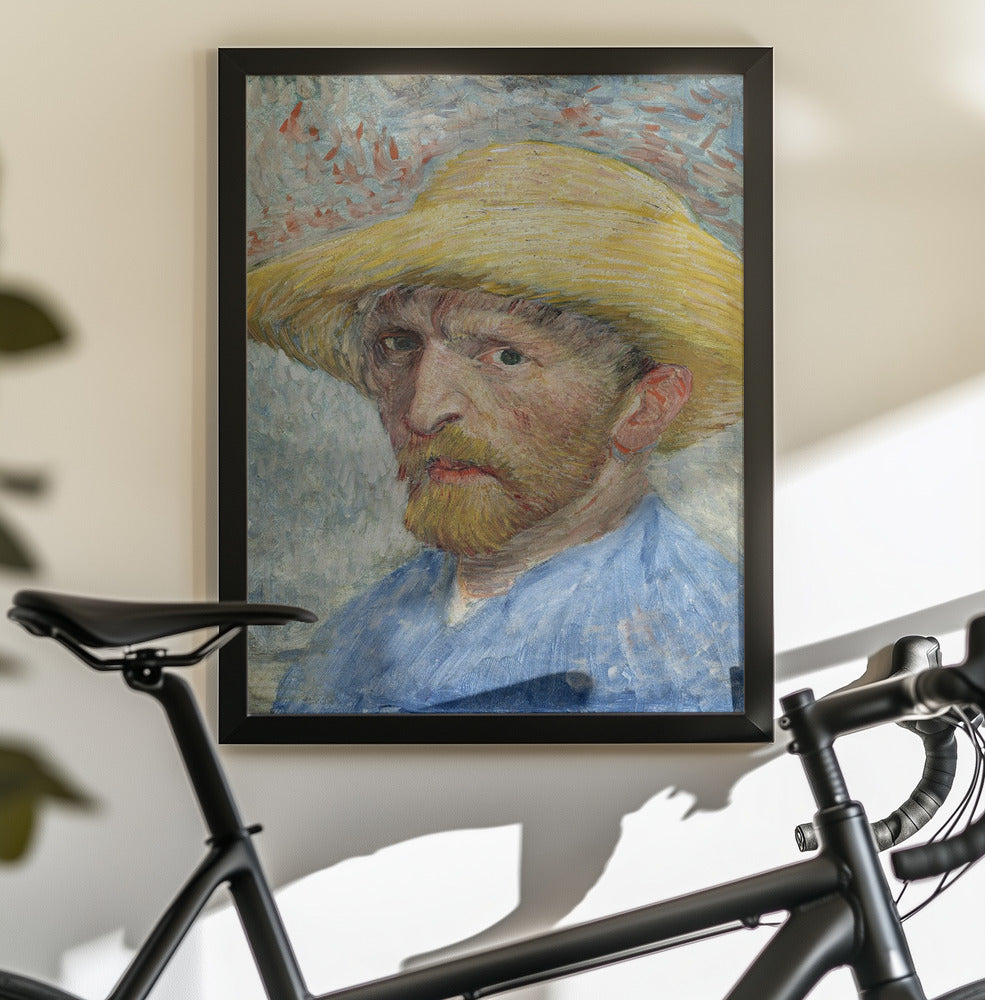 Vincent Van Gogh's Self Portrait (1887) - Poster / Art Print - interiör