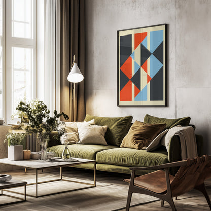 Geometric Patterns #2 - Poster / Art Print - interiör